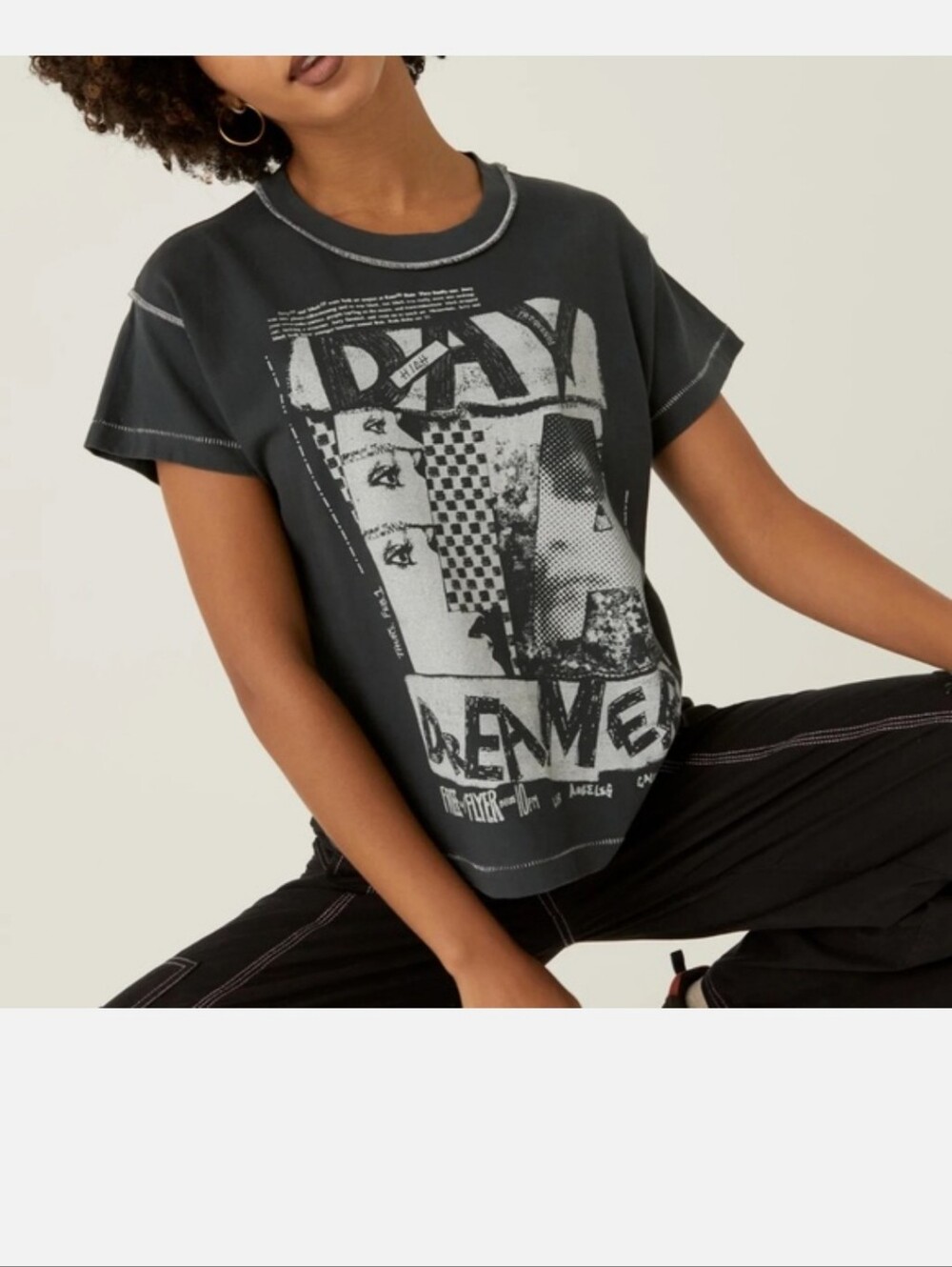 Daydreamer Punk Flyer Tshirt Size Small